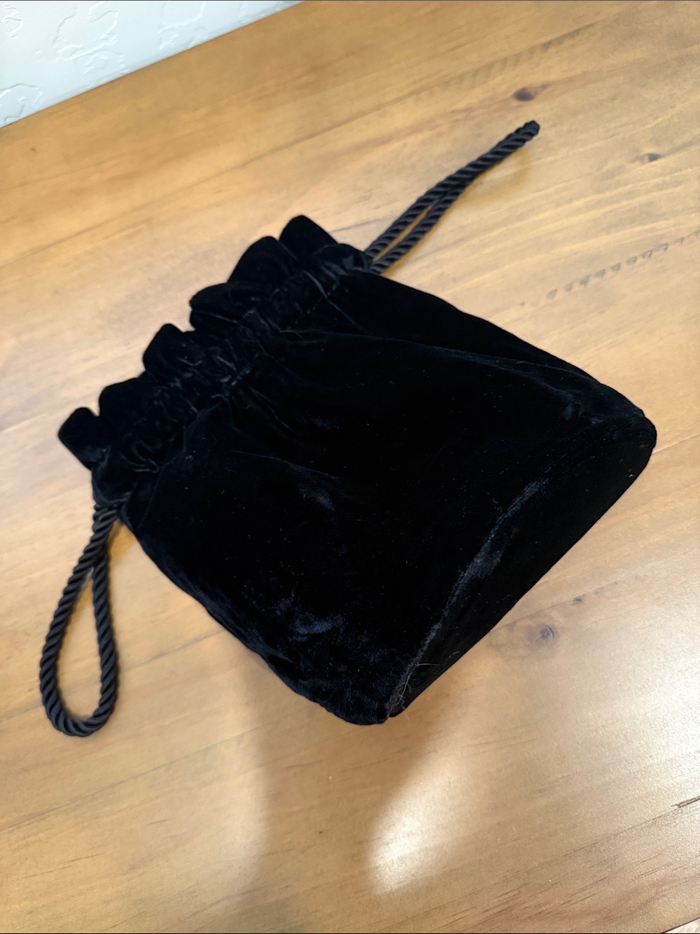 DÔEN x RMS Beauty Black Velvet Pochette Evening Bag